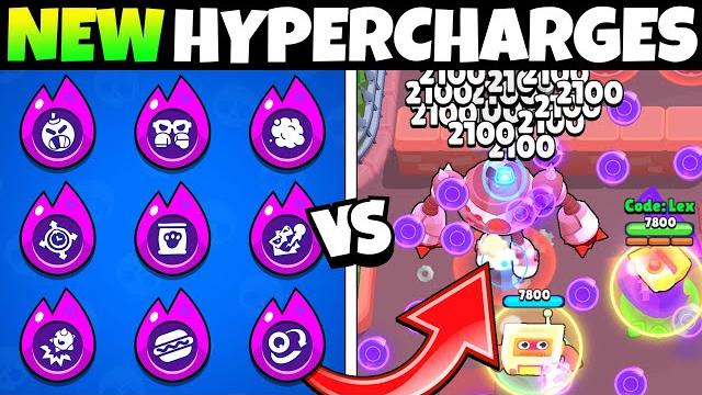 9 NEW Hypercharges vs Big Bot - INSANE! 9 NEW Hypercharges vs Big Bot - INSANE!