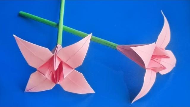 оригами для начинающих цветок ирис, как сделать цветок из бумаги, origami paper flower оригами для начинающих цветок ирис, как сделать цветок из бумаги, origami paper flower