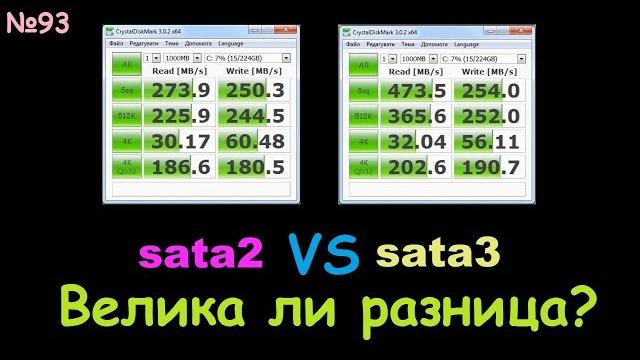 sata2 vs sata3 - the difference in performance and speed of OS and software - comparison and test sata2 vs sata3 - the difference in performance and speed of OS and software - comparison and test