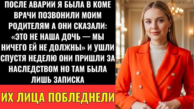 Родители Оставили Меня Умирать — А Потом Пришли С Сестрой За Наследством… Но Я Оставила Письмо Родители Оставили Меня Умирать — А Потом Пришли С Сестрой За Наследством… Но Я Оставила Письмо