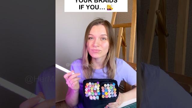 Your Braids if You… ️ #art #drawing #aesthetic Your Braids if You… ️ #art #drawing #aesthetic