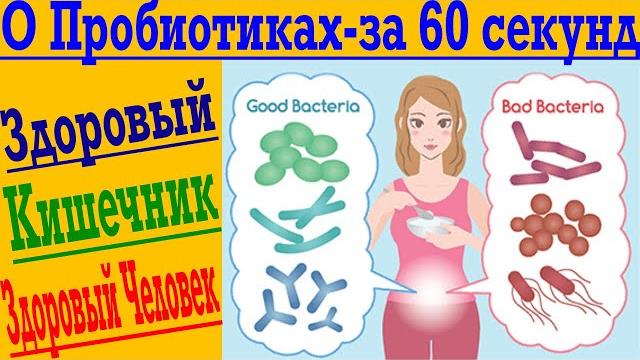 О ПРОБИОТИКАХ ЗА 60 СЕКУНД ! Как правильно выбирать и когда пить пробиотики! Кишечник и микрофлора! О ПРОБИОТИКАХ ЗА 60 СЕКУНД ! Как правильно выбирать и когда пить пробиотики! Кишечник и микрофлора!