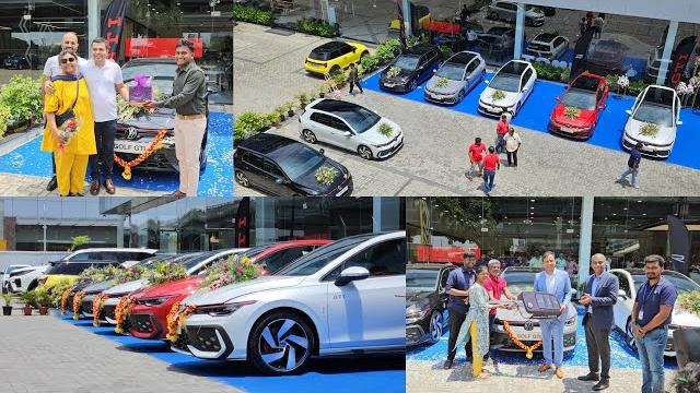 Taking Delivery of Volkswagen Golf GTI All Colors | First Mega Delivery | 261 BHP Hot Hatch Taking Delivery of Volkswagen Golf GTI All Colors | First Mega Delivery | 261 BHP Hot Hatch