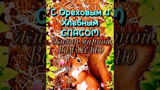 29 Августа Ореховый и Хлебный Спас 2025 ️ Супер Поздравление С Ореховым Спасом 2025 #shorts 29 Августа Ореховый и Хлебный Спас 2025 ️ Супер Поздравление С Ореховым Спасом 2025 #shorts