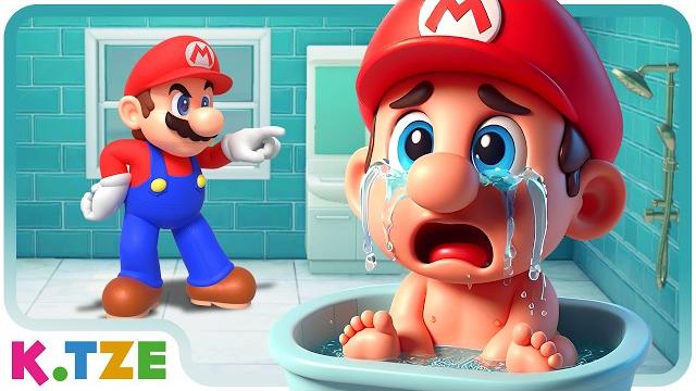 Малыш Марио не любит купаться История Super Mario Odyssey Малыш Марио не любит купаться История Super Mario Odyssey