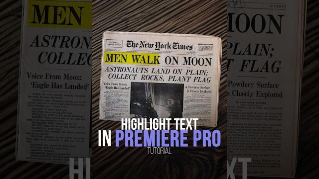 Highlight Text in Premiere Pro Tutorial Highlight Text in Premiere Pro Tutorial