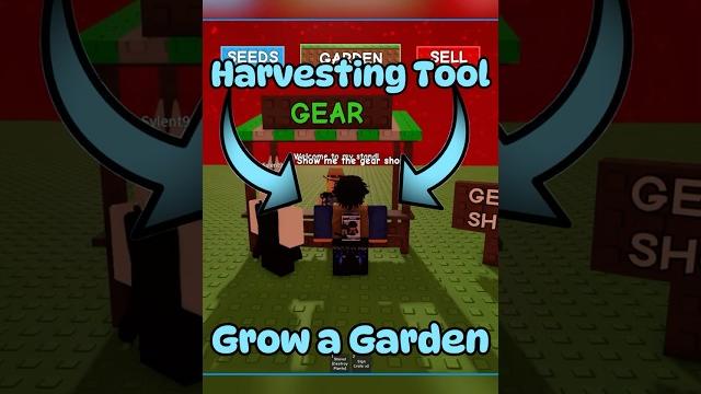 HARVESTING TOOL GROW A GARDEN #growagarden HARVESTING TOOL GROW A GARDEN #growagarden