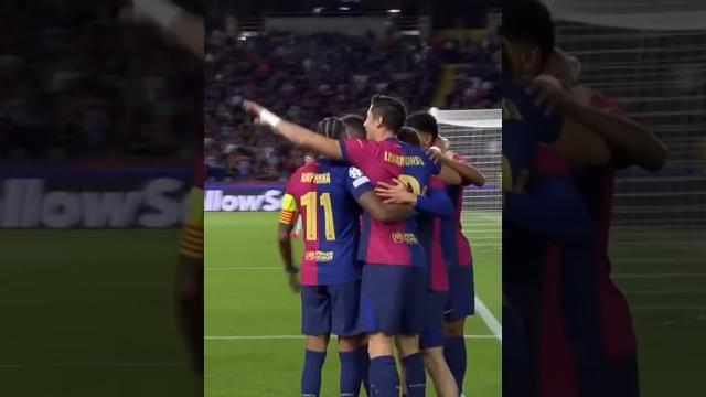 HIGHLIGHTS | FC BARCELONA 5 vs 0 YOUNG BOYS | UEFA CHAMPIONS LEAGUE 2024/25 #shorts #football HIGHLIGHTS | FC BARCELONA 5 vs 0 YOUNG BOYS | UEFA CHAMPIONS LEAGUE 2024/25 #shorts #football