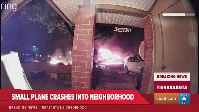 Video shows flames from San Diego plane crash Video shows flames from San Diego plane crash