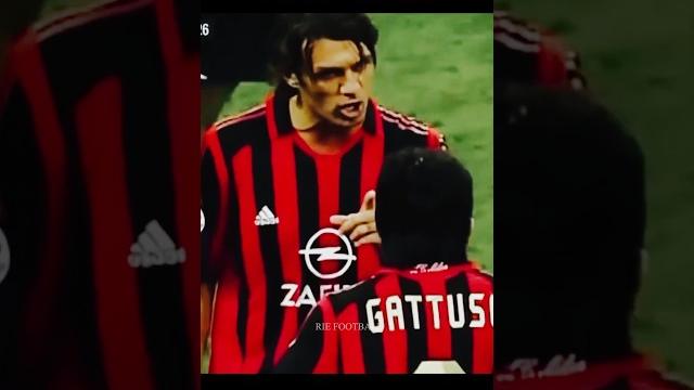 Maldini : Calm down Gattuso #shorts Maldini : Calm down Gattuso #shorts
