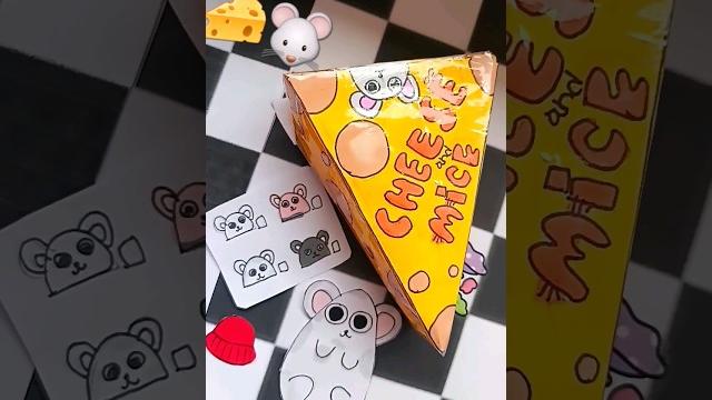 Бумажные сюрпризы #сырная мышка Бумажные сюрпризы #сырная мышка