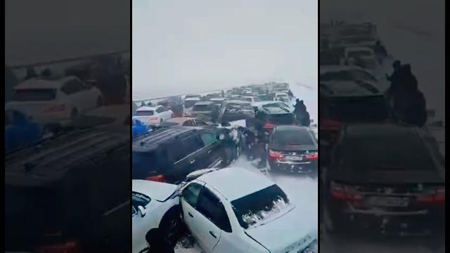 ДТП на трассе Астана-Щучинск ДТП на трассе Астана-Щучинск