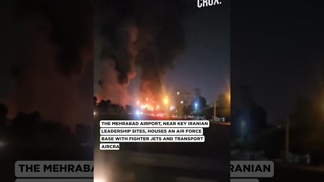 Watch: Plumes of Smoke, Fire ‘Seen’ At Iran’s Mehrabad Airport Amid Israel’s ‘Op Rising Lion’ Watch: Plumes of Smoke, Fire ‘Seen’ At Iran’s Mehrabad Airport Amid Israel’s ‘Op Rising Lion’