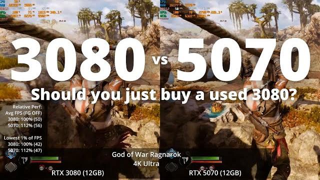RTX 3080 vs RTX 5070: The Ultimate Comparison!!! RTX 3080 vs RTX 5070: The Ultimate Comparison!!!